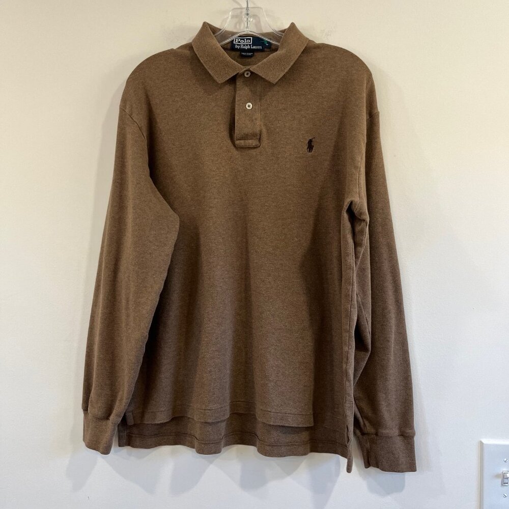 Vinatge Polo Ralph Lauren Long Sleeve Shirth Prepy Style Large